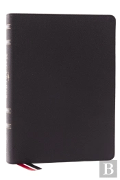 Lsb, Macarthur Study Bible, Black Genuine Leather, Comfort Print, Thumb Indexed