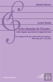 Luigi Nono Et Les Chemins De L'Écoute : Entre Espace Qui Sonne Et Espace Du Son