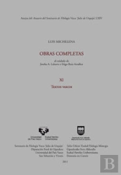 Luis Michelena. Obras Completas. Xi. Textos Vascos