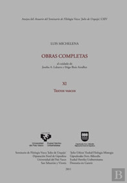 Bertrand.pt - Luis Michelena. Obras Completas. Xi. Textos Vascos