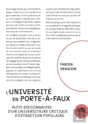 L'Université En Porte-À-Faux : Auto-Socioanalyse D'Un Universitaire Critique D'Extraction Populaire
