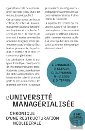 L'Université Managérialisée : Chronique D'Une Restructuration Néolibérale