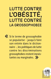 Lutte Contre L'Obesité / Lutte Contre La Grossophobie