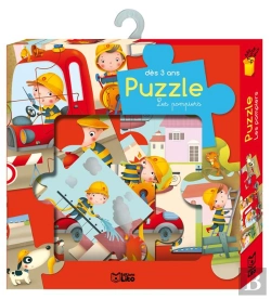 Bertrand.pt - Ma Boite A Jeux : Puzzle Des Pompiers 12 Pieces