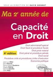 Ma Deuxième Année De Capacité En Droit (4e Édition)