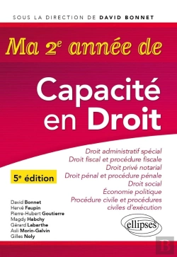 Bertrand.pt - Ma Deuxième Année De Capacité En Droit. Droit Administratif Spécial - Droit Fiscal Et Procédure Fiscal - Droit Pénal Et Procédure Pénale - Droit Privé Notarial -  Droit Social - Procédure Civile Et P