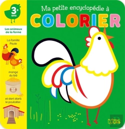 Bertrand.pt - Ma Petite Encyclopédie A Colorier ; Les Animaux De La Ferme ; 3 Ans +