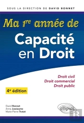 Ma Première Année De Capacité En Droit (4e Édition)