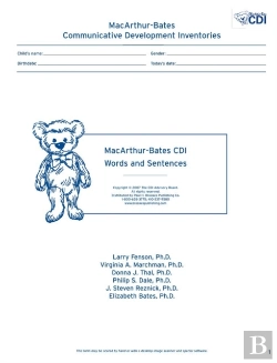 Bertrand.pt - Macarthur Communicative Development Inventories (Cdis)
