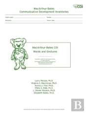 Macarthur Communicative Development Inventories (Cdis)