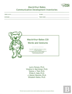 Bertrand.pt - Macarthur Communicative Development Inventories (Cdis)