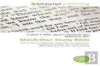 Macarthur Study Bible