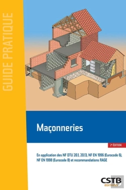 Bertrand.pt - Maçonneries ; En Application Des Nf Dtu 20.1, 20.13, Nf En 1996 (Eurocod 6), Nf En 1998 (Eurocode 8) (2e Édition)