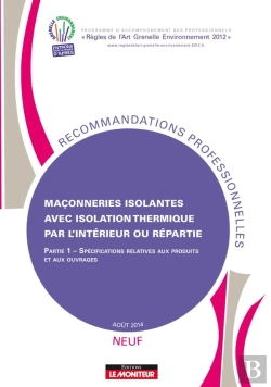Bertrand.pt - Maconneries Isolantes Avec Isolation Thermique Par L'Interieur Ou Repartie  Partie 1 : Specificatio