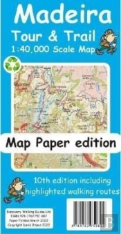 Madeira Tour And Trail Map Paper Edition