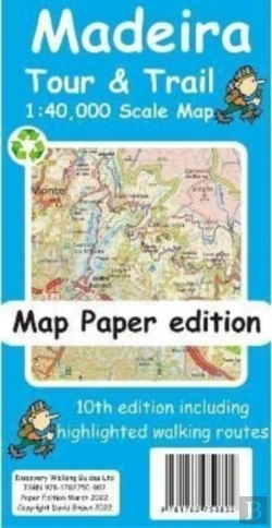 Bertrand.pt - Madeira Tour And Trail Map Paper Edition