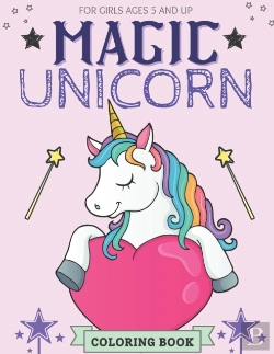 Bertrand.pt - Magic Unicorn Coloring Book For Girls Ages 5 And Up
