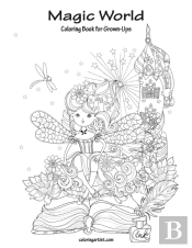 Magic World Coloring Book For Grown-Ups