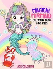 Magical Mermaid Coloring Book For Kids