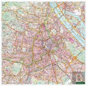 Magnetic Marking Board: Vienna 1:20,000, Districts Pink