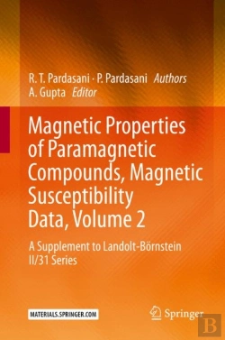 Bertrand.pt - Magnetic Properties Of Paramagnetic Compounds, Magnetic Susceptibility Data, Volume 2