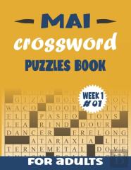 Mai Crossword Puzzles Book For Adults Week 1 #01