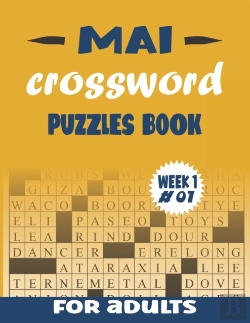 Bertrand.pt - Mai Crossword Puzzles Book For Adults Week 1 #01