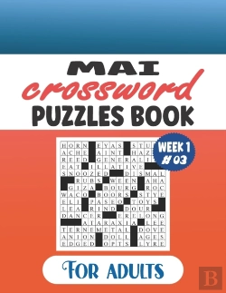 Bertrand.pt - Mai Crossword Puzzles Book For Adults Week 1 #03