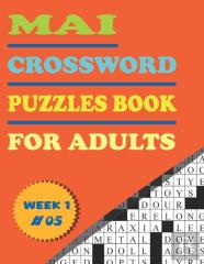 Mai Crossword Puzzles Book For Adults Week 1 #05
