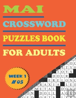 Bertrand.pt - Mai Crossword Puzzles Book For Adults Week 1 #05