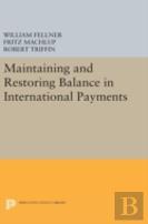 Maintaining And Restoring Balance In International Trade