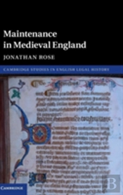 Maintenance In Medieval England