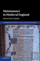 Maintenance In Medieval England