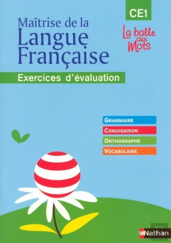 Bertrand.pt - Maitrise De La Langue Francaise ; Ce1 ; Cahier D'Evaluation (Edition 2009)