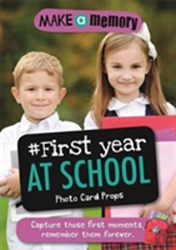 Bertrand.pt - Make A Memory #First Year At School Photo Card Props