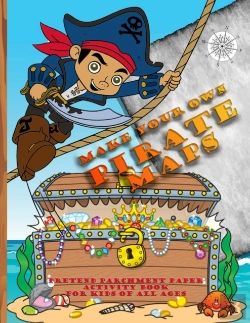 Bertrand.pt - Make Your Own Pirate Maps - Pretend Parchment Paper Activity Book For Kids Of All Ages