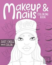 Makeup And Nails Coloring Book