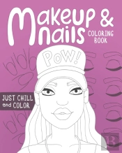 Makeup And Nails Coloring Book