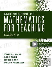 Making Sense Of Mathematics For Teaching Grades 6-8