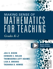 Making Sense Of Mathematics For Teaching Grades K-2