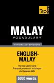 Malay Vocabulary For English Speakers - 5000 Words