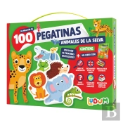 Maletin 100 Pegatinas - Animales En La Selva