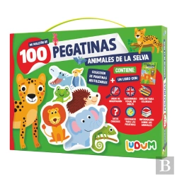 Bertrand.pt - Maletin 100 Pegatinas - Animales En La Selva