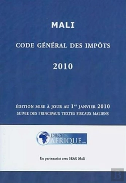 Bertrand.pt - Mali, Code General Des Impots 2010