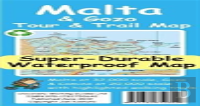 Malta And Gozo Tour And Trail Super-Durable Map