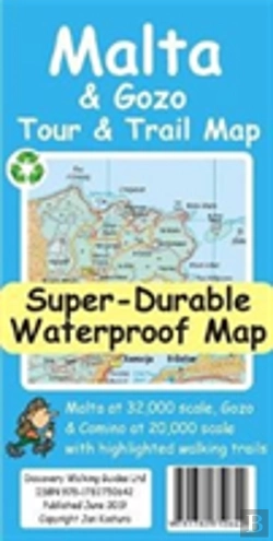 Bertrand.pt - Malta And Gozo Tour And Trail Super-Durable Map
