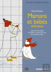Mamans Et Bébés Animaux À Broder Au Point Arrière