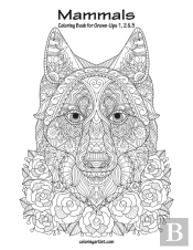 Mammals Coloring Book For Grown-Ups 1, 2 & 3