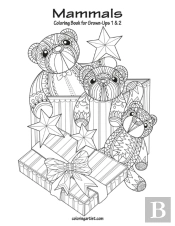 Mammals Coloring Book For Grown-Ups 1 & 2