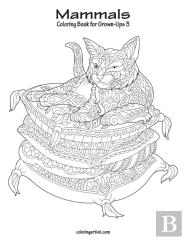 Mammals Coloring Book For Grown-Ups 3